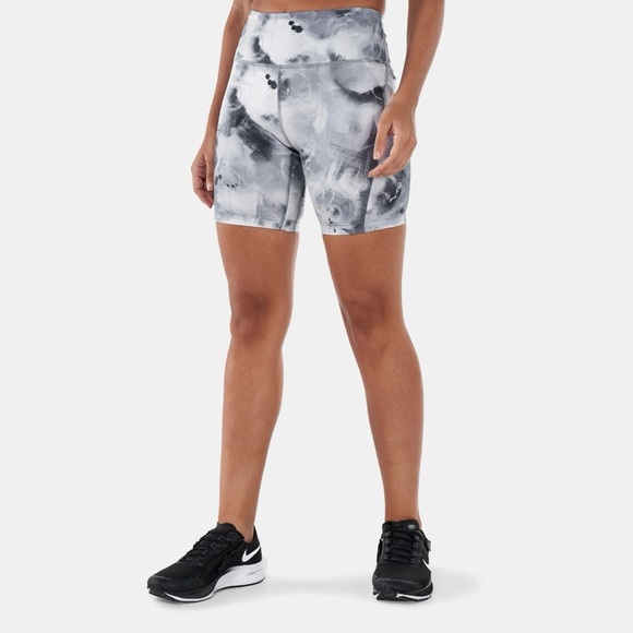 Nike Black and Gray Athletic Shorts with Moisture-Wicking Fabric - Picture 1 of 13